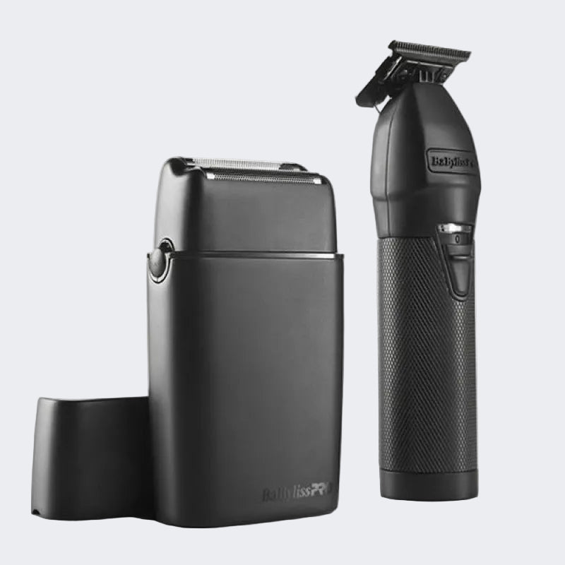BaBylissPRO LimitedFX Matte Black Trimmer & Shaver Combo FXDUOFS2TMB
